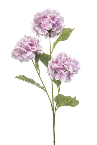 Hydrangea spray x3 pink 75cm