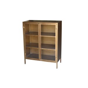 Ijzeren kast James H 100 x B 80 x D 36 cm bronze