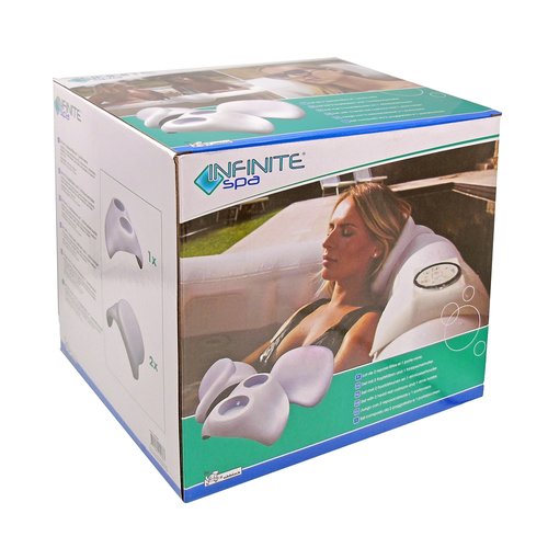 Infinite® Hoofdsteunset (2) + drinkbekerhouder ( PU ) - afbeelding 4