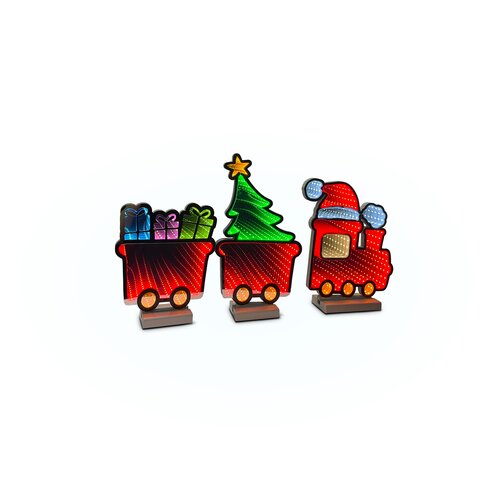 Infinity light Kersttrein L 70cm x H 36 cm (indoor)