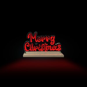 Infinity light 'merry christmas' 60 cm (outdoor)