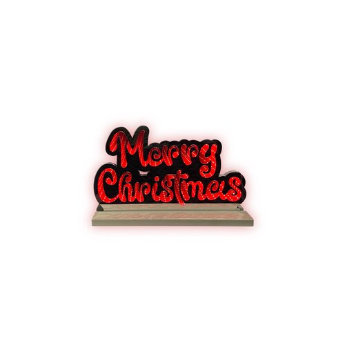 Infinity light 'merry christmas' 60 cm (outdoor) - afbeelding 2