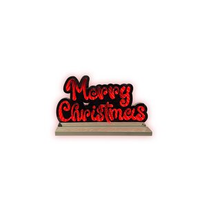 Infinity light 'merry christmas' 60 cm (outdoor) - afbeelding 2