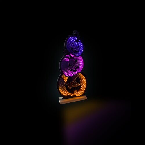 Infinity light pumpkins 90cm orange/purple (outdoor)