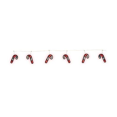 Infinity light slinger L175cm 6x candycane H 26 cm (indoor)