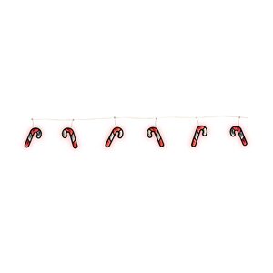 Infinity light slinger L175cm 6x candycane H 26 cm (indoor)