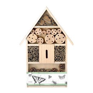 Insect Hotel hout - 31 x 10 x 48 cm - afbeelding 1