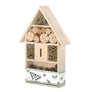 Insect Hotel hout - 31 x 10 x 48 cm - afbeelding 2