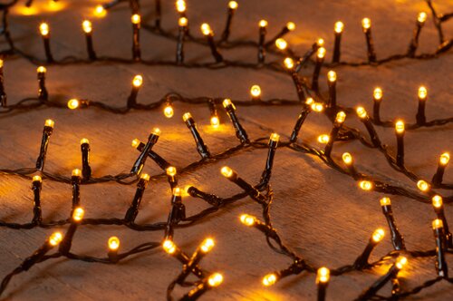 Anna's Collection kerstverlichting ivy classic warm 700 lampjes - L 16 m