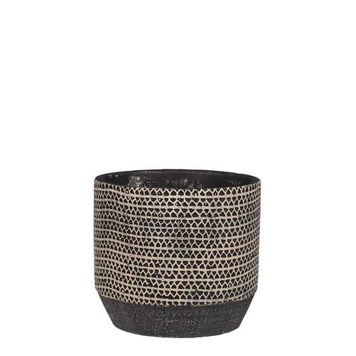 Jack pot rond zwart - h13xd15cm
