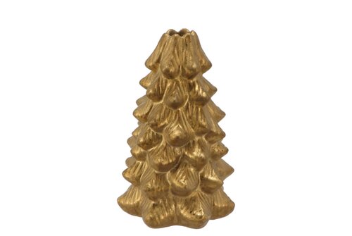 Jada Gold  x -Mas Tree Candle Holder Ass 19 x 12 cm - afbeelding 1