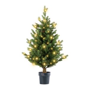 Janga potted tree prelit - 572 tips-  H100cm 80L - afbeelding 1