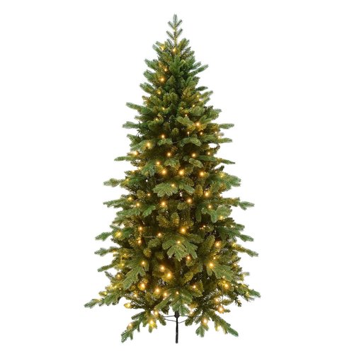Evergreen Janga SLIM LED kunstkerstboom groen - H 210 x D 122 cm - afbeelding 1