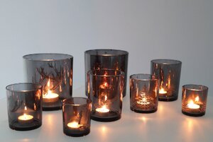 Jolly Transparent Grey T-Lights Ass 15 x 15 cm - afbeelding 3