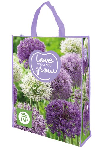 JUB Holland Shopping Bag Allium - Paars-Wit Mix 20 stuks