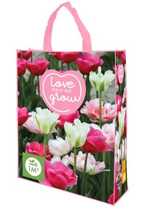 JUB Holland Shopping Bag Tulpen - Roze 25 stuks