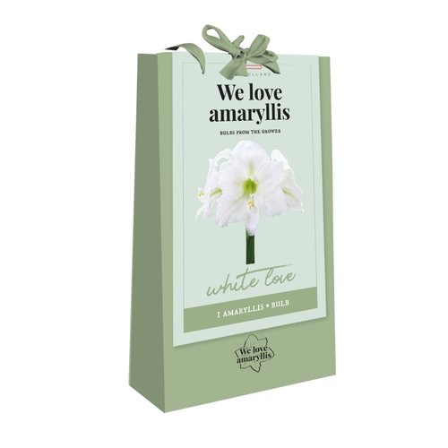 JUB Holland Tas We Love Amaryllis, Wit