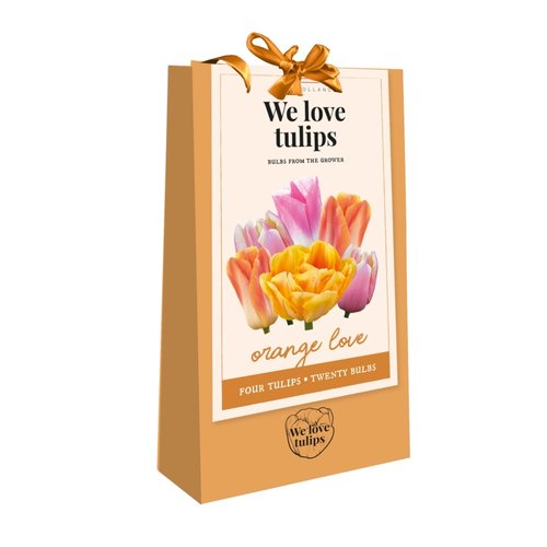 JUB Holland Tas We Love Tulips, Orange Love