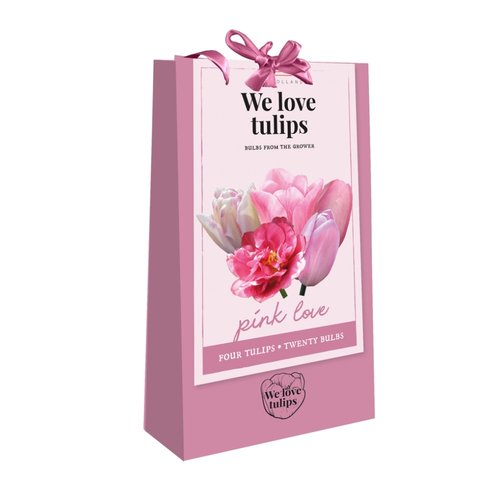 JUB Holland Tas We Love Tulips, Pink Love