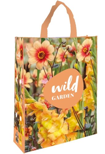 JUB Holland Shopping Bag 'Wild Garden' Salmon