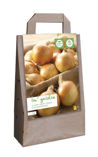 JUB Holland Tas Met 1 M2 Plantuien Stuttgarter Riesen 1 Kg