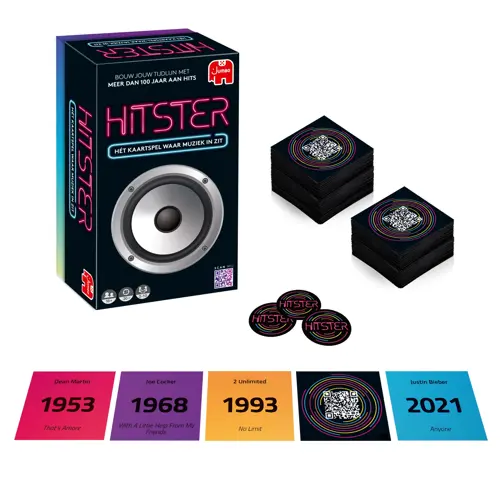 Hitster verpakking inhoud