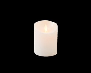 Anna's Collection kaars bewegende vlam  - H 10 x D 7.5 cm