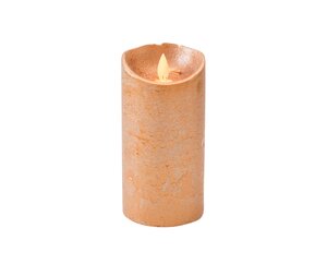 Kaars bew.vlam wax 15x7.5cm koper - afbeelding 3