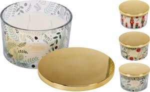 Kaars In Glas 10cm 2ass