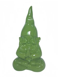Kabouter Namasté - H20cm Groen