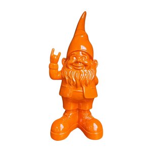 Kabouter small rock on orange - 15 x 14 x 42 cm