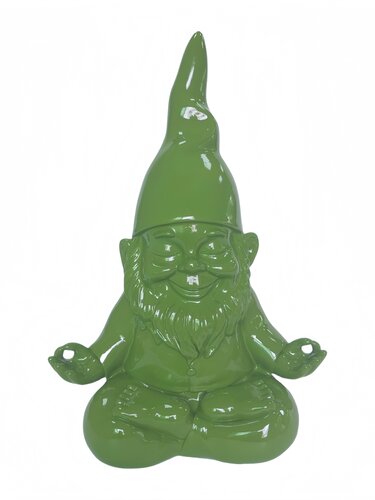 Kabouter Zen - H35cm Groen