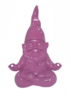 Kabouter Zen - H35cm Paars