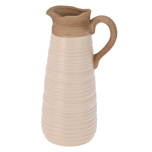 Kan met oor - H 24 cm - 3 ass. kleuren - afbeelding 1
