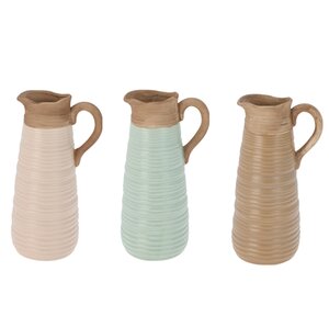 Kan met oor - H 24 cm - 3 ass. kleuren - afbeelding 2