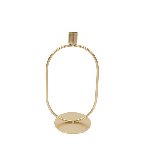 Kandelaar B 14 x H 25,5 cm gold