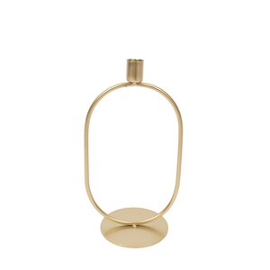 Kandelaar 14x25,5 cm goud