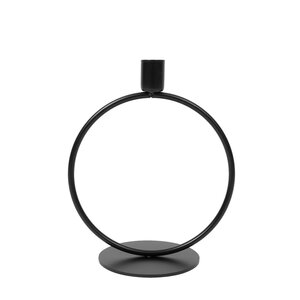 Kandelaar 16x20 cm zwart