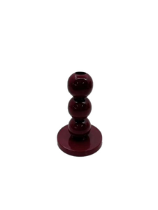 Kandelaar burgundy - H 16 cm