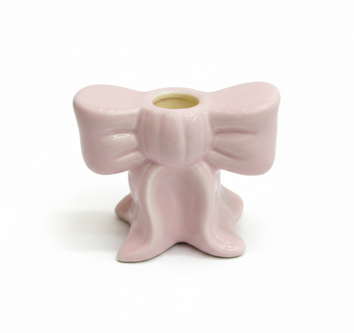 Kandelaar strik 10,5 x 9,5 x 10 cm 3 assorti