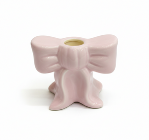 Kandelaar strik 10,5 x 9,5 x 10 cm 3 assorti