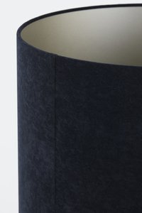 Kap Cilinder VELOURS Zwart/Taupe - 45 x 45 x 45 cm - afbeelding 4