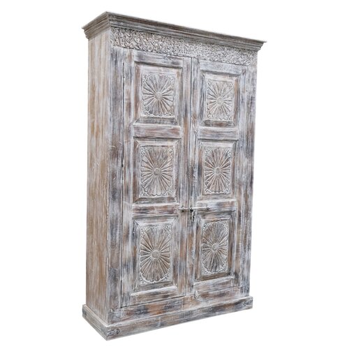 Kast India - B140 x D50 x H225cm - afbeelding 2