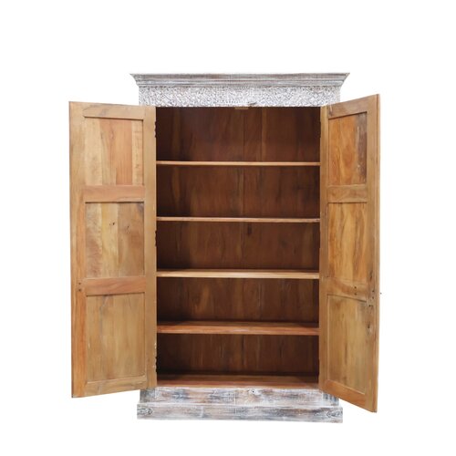 Kast India - B140 x D50 x H225cm - afbeelding 3