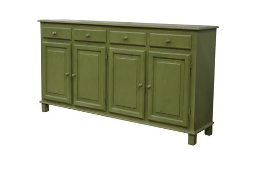 Kast - L182 x D40 x H95cm Olijf - afbeelding 2