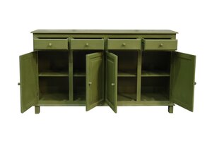 Kast - L182 x D40 x H95cm Olijf - afbeelding 3