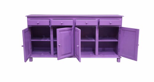 Kast - L182 x D40 x H95cm Paars - afbeelding 3