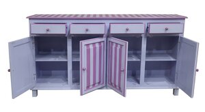 Kast - L182 x D40 x H95cm Paars/Lavendel - afbeelding 3