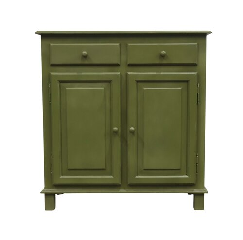 Kast - L90 x D40 x H95cm Olijf - afbeelding 1