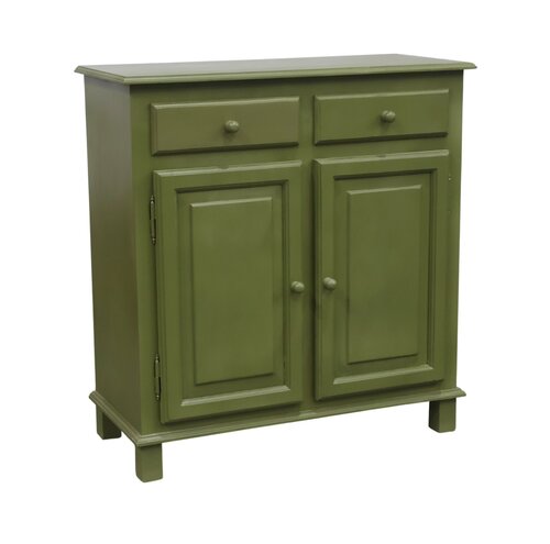 Kast - L90 x D40 x H95cm Olijf - afbeelding 2